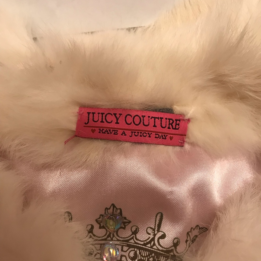 COPY - Super rare y2k 🦄juicy couture 🐰 rabbit fur caplet - Picture 10 of 15